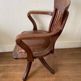 Early 20th century screw office chair