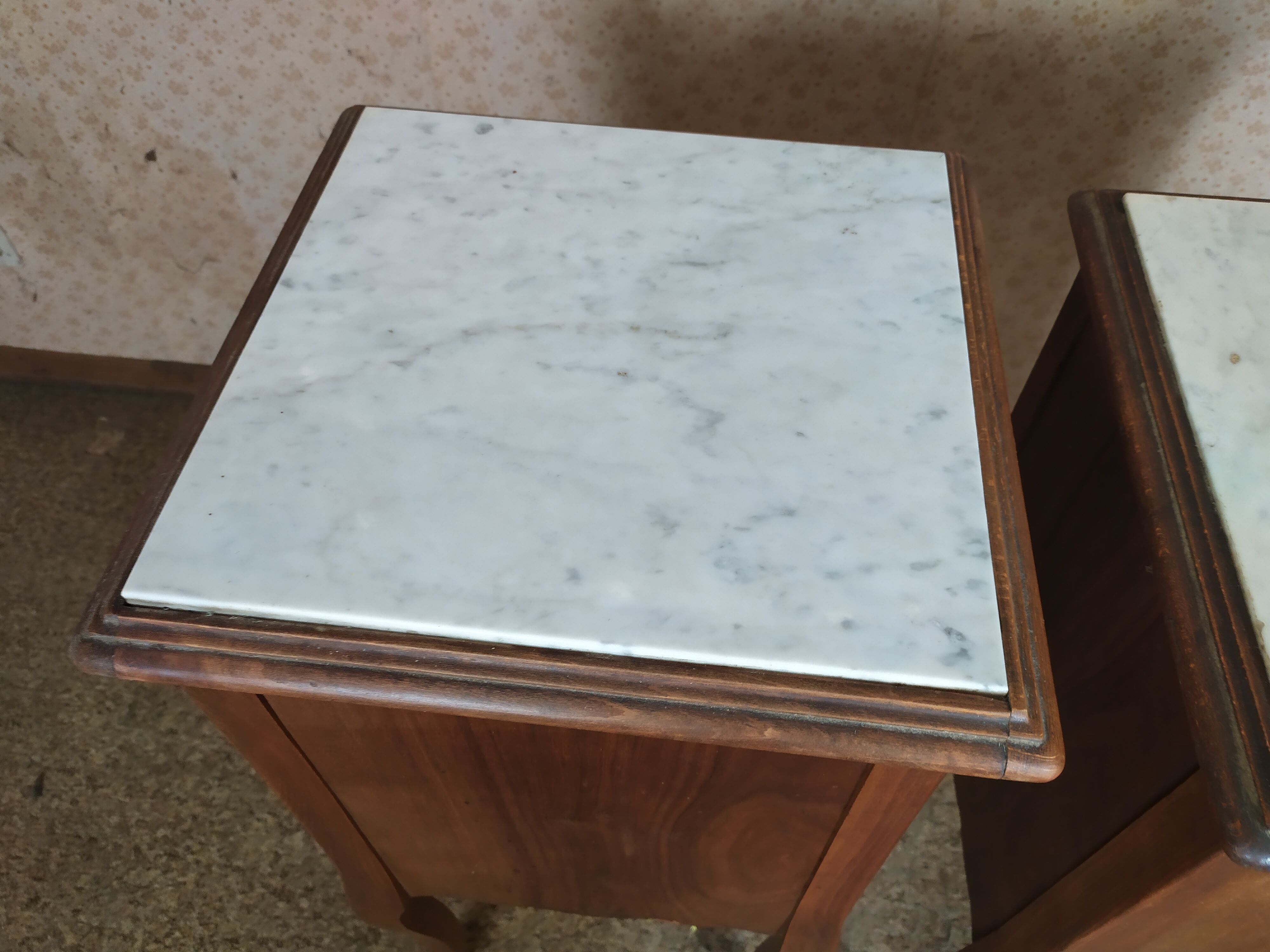 Set of 2 bedside tables Louis XV style
