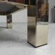 Belgo Chrom coffee table with 2 glass plates, 1970s