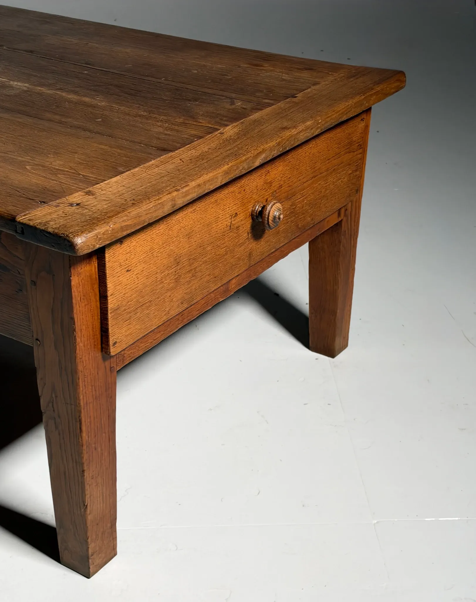 French coffee table 19th century oak