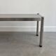 Banc en inox vintage