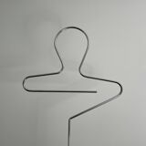 Vintage space age modernist chrome metal valet