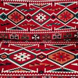 Oriental Red Floor Sofa