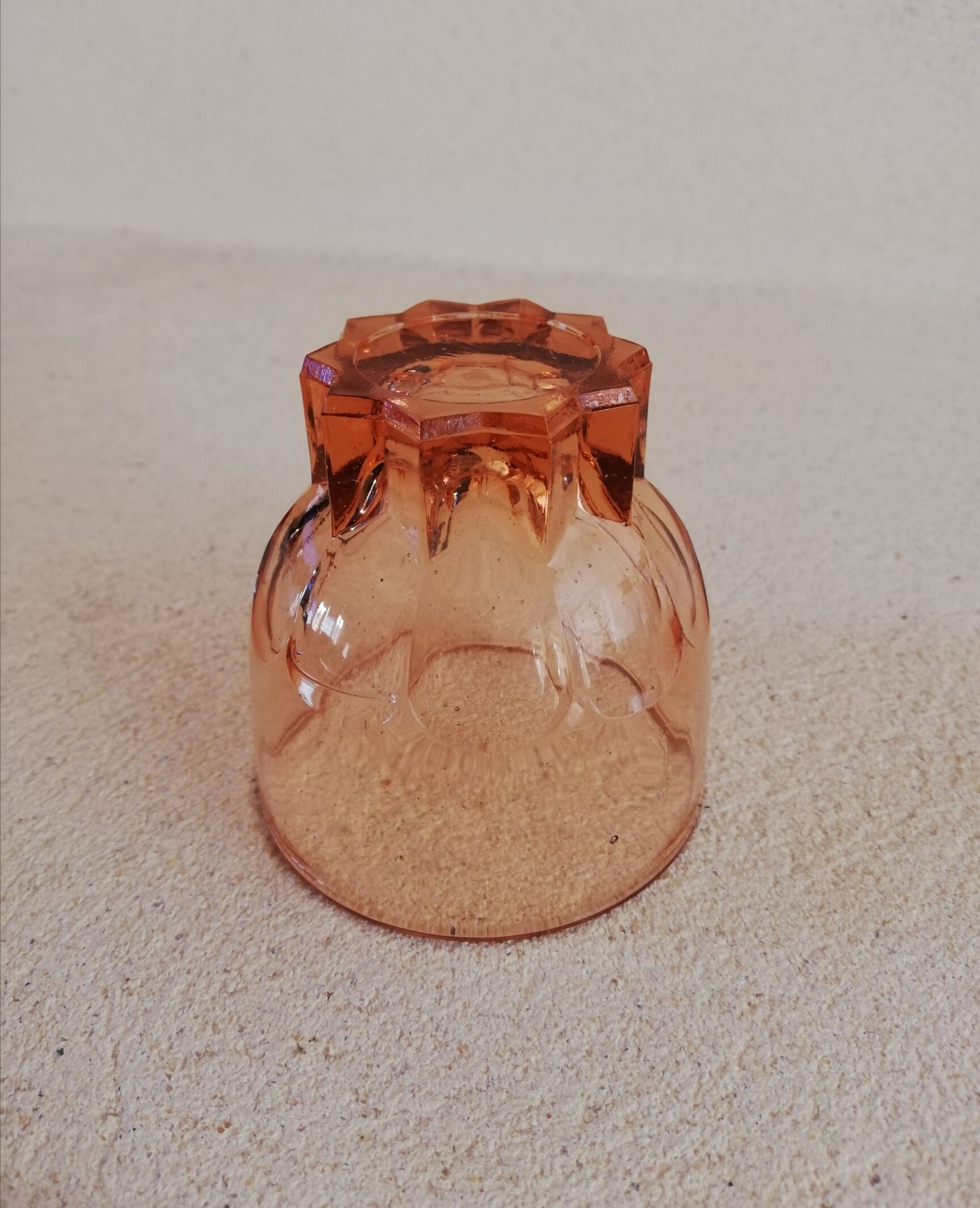 Set of 7 antique Art Deco style liqueur glasses