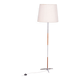 Original MidCentury Floor Lamp, Palisandr, Chrome-plated Steel, Czechia, 1960s