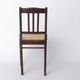 Antique Beech Wood Chair – 1940s German Desk or Dining Chair with New Cane