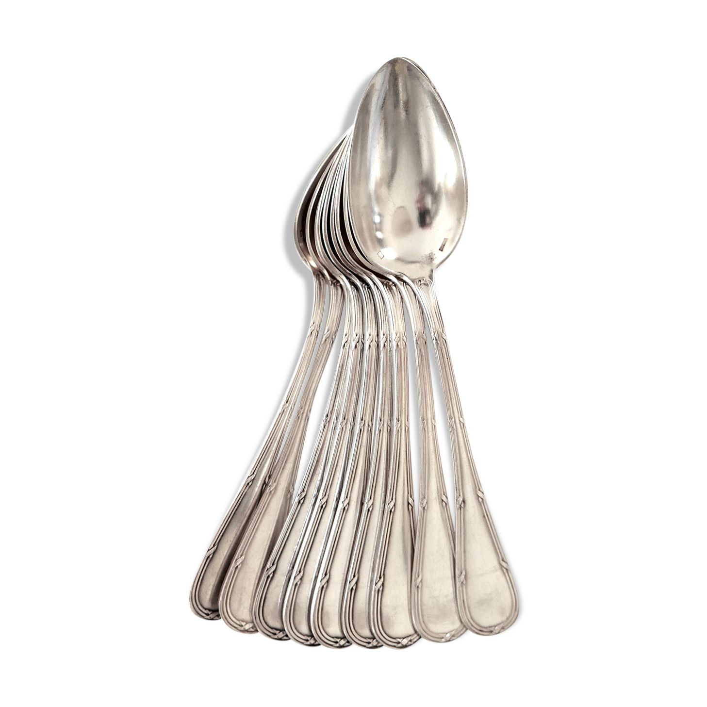 9 Apollo silver metal cutlery