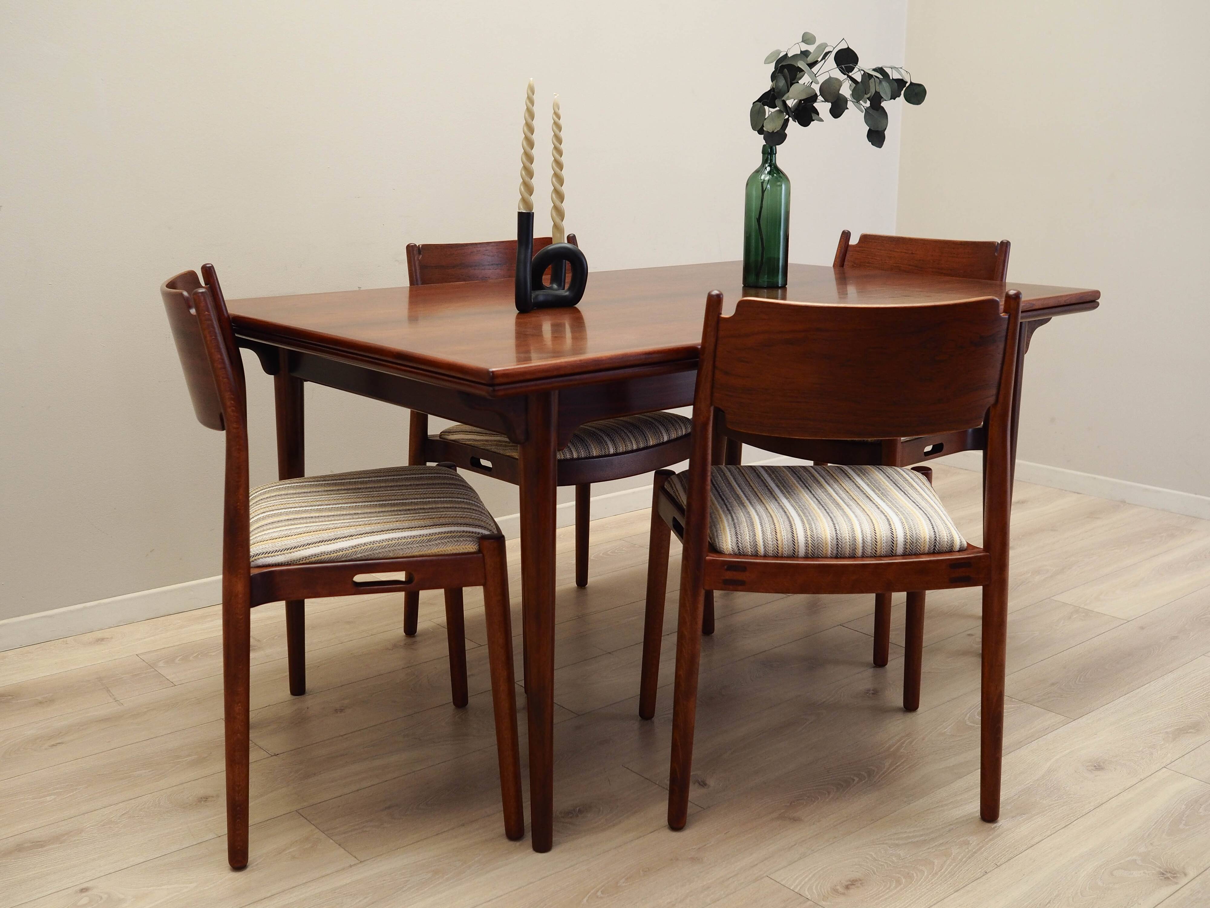 Set of four chairs, Danish design, 1970s, production: Denmark