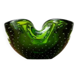 Vintage Italian Bullicante glass bowl from Murano.