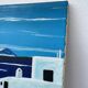 Huile sur toile paysage grecque