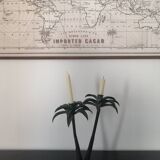 Art Deco palm candlestick