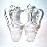 Bottles vinegar in cut crystal baccarat oil and vinegar - near model chicago 1916?