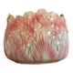 Old vintage pink and white hydrangea-shaped CLF cache pot