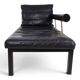B&B Italia Baisity Leather Chaise Lounge / Daybed by Antonio Citterio, 1980