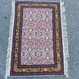Hand-woven artisanal rug 99/142cm