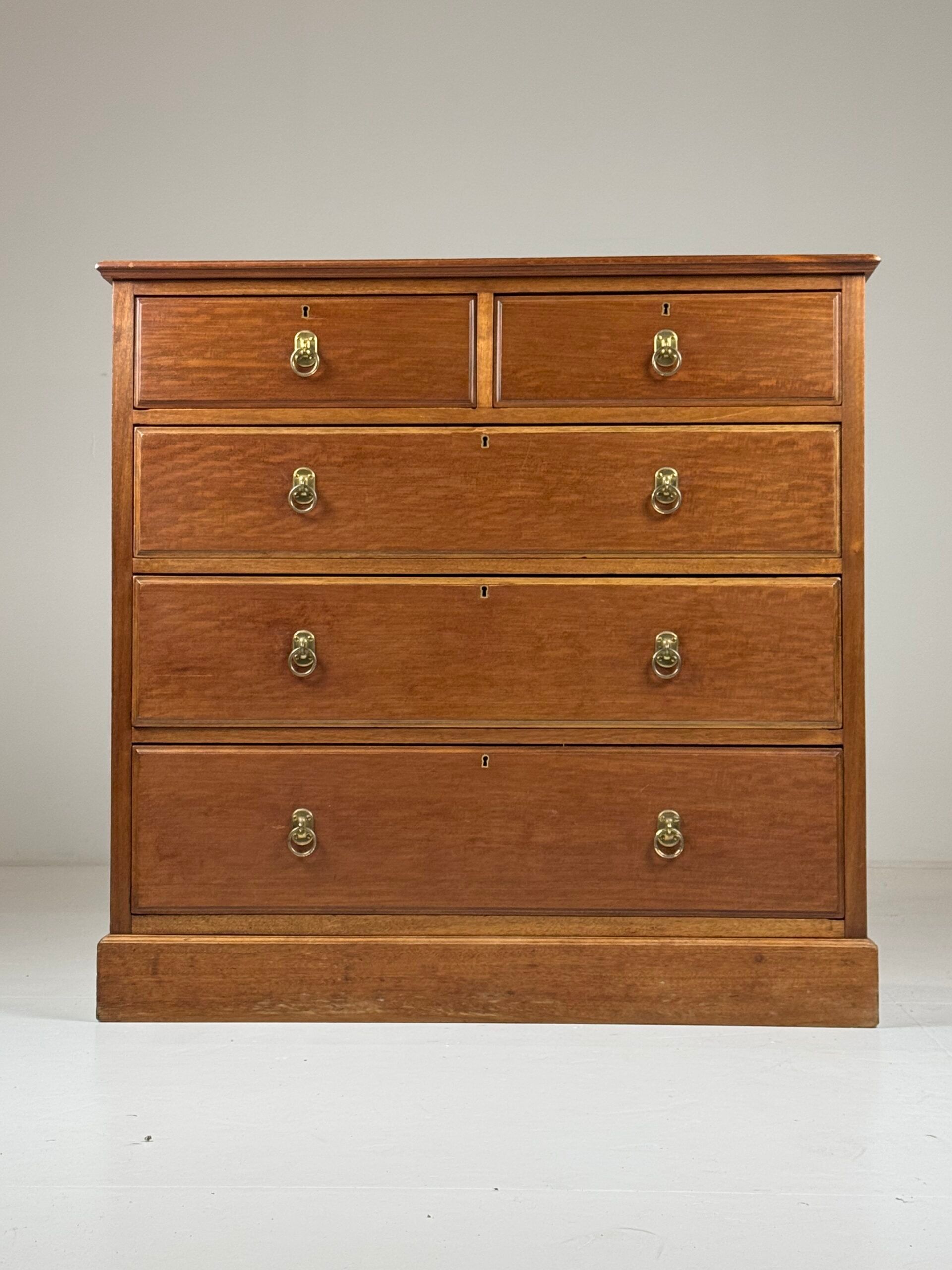 Harrods mahogany chest of drawers