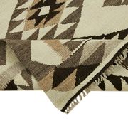 Turkish Handwoven Vintage Herki Kilim 87 cm x 334 cm