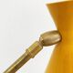 Large Italian brass counterweight lamp, 50s design