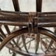 Rocking-chair in rattan bamboo 1970 vintage
