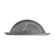 Patinated wooden fronton