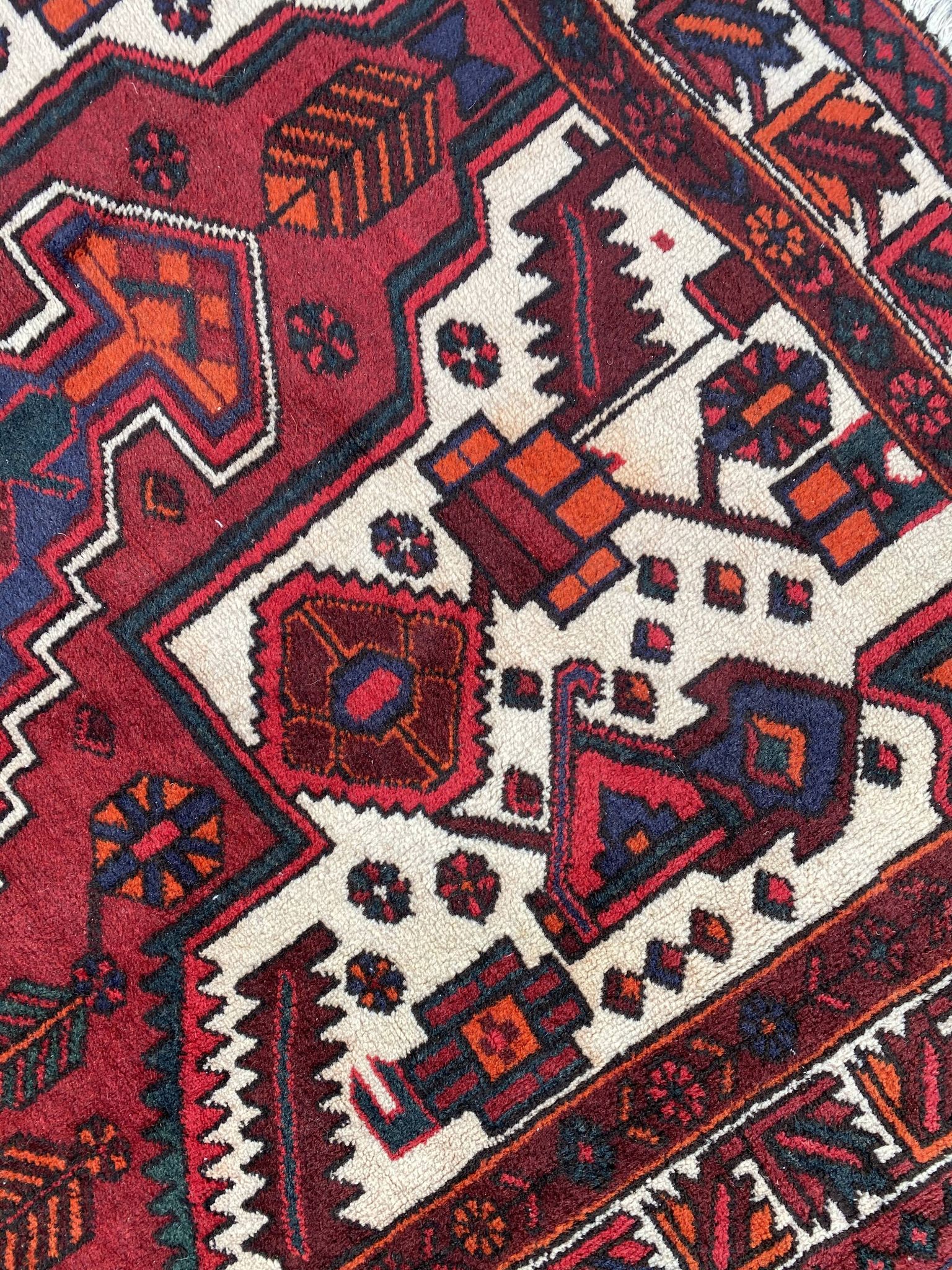 Tapis ancien persan Hamadan 160x218 cm