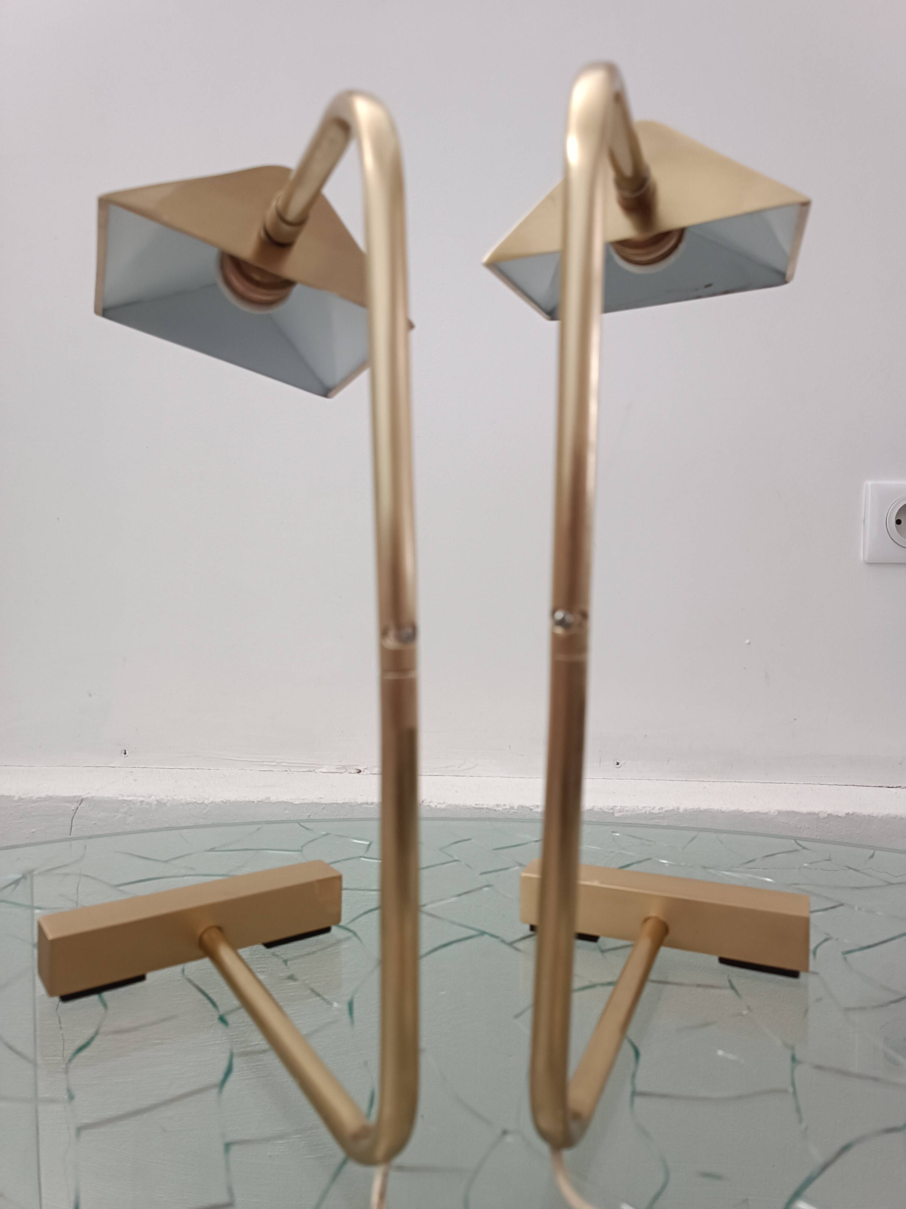 Paire de lampes contrepoids par Cedric Hartman 1960