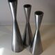 3 cast aluminum candle holders. Ikea Erika Pekkari