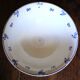Blue salad bowl Digoin Art Deco Flowers