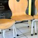 Chaise enfant bois et metal