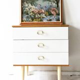 Vintage white chest of drawers