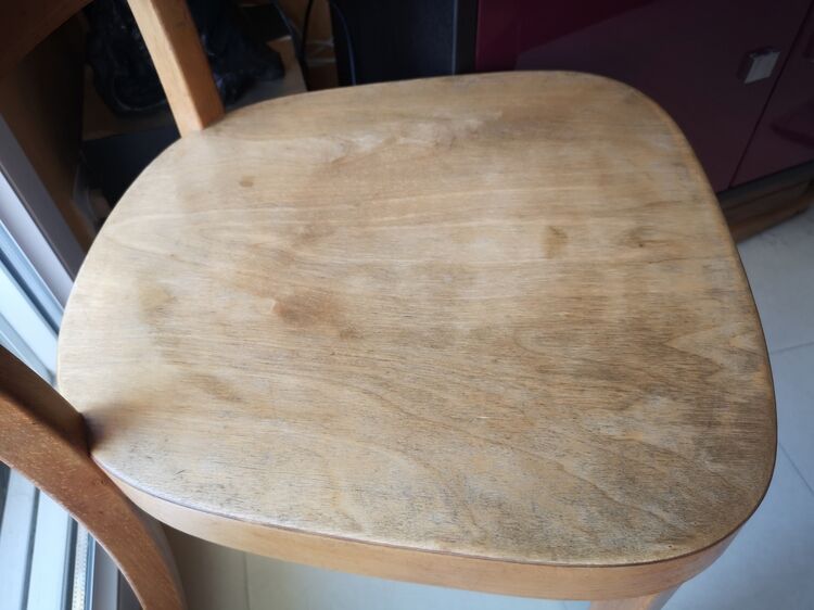 Horgen Glarus bistro chair, signed and made in Switzerland - 1950s