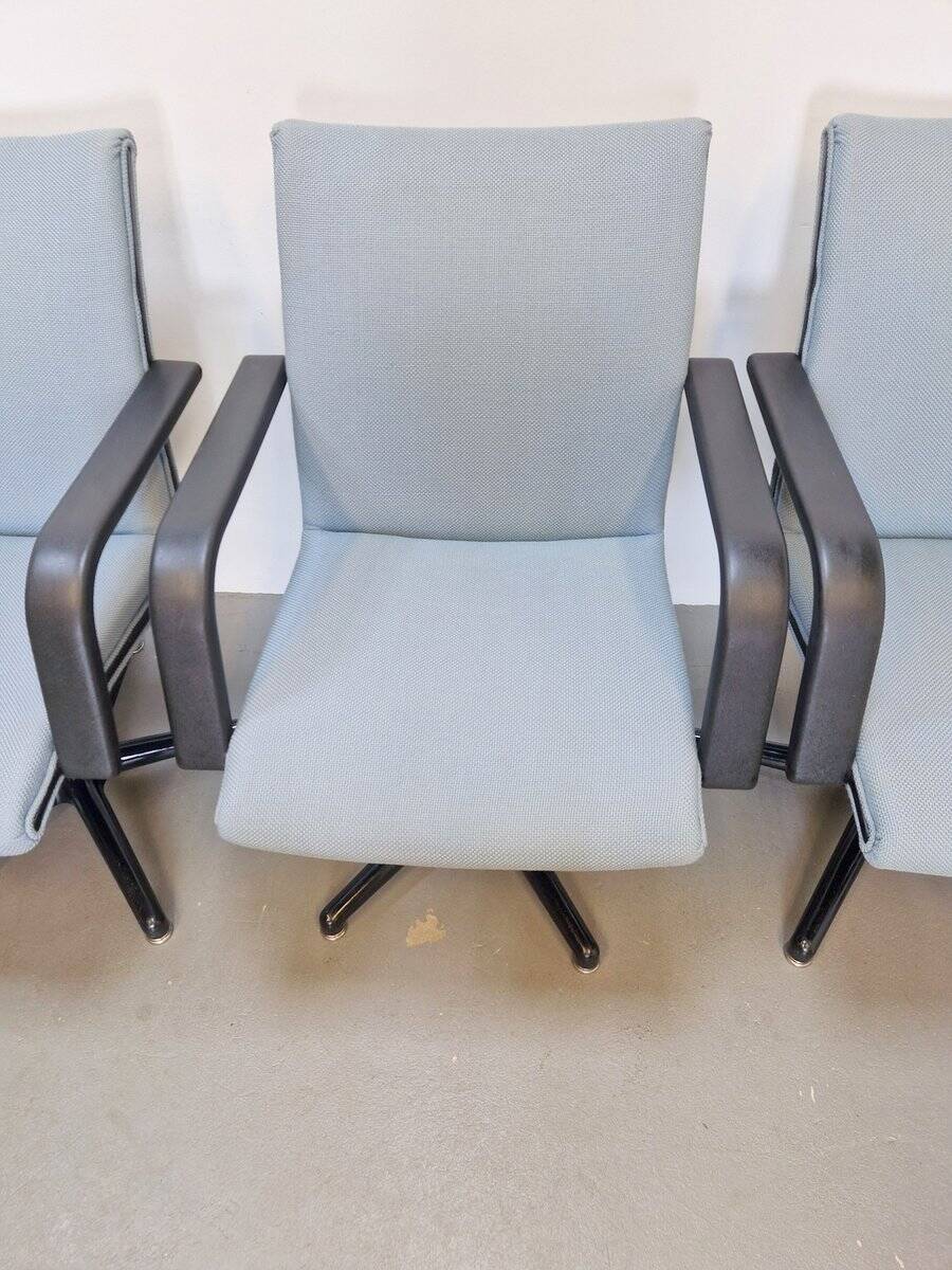 Vintage Michigan Office Chairs by Geoffrey Harcourt for Artifort, 1980s, Set of 6