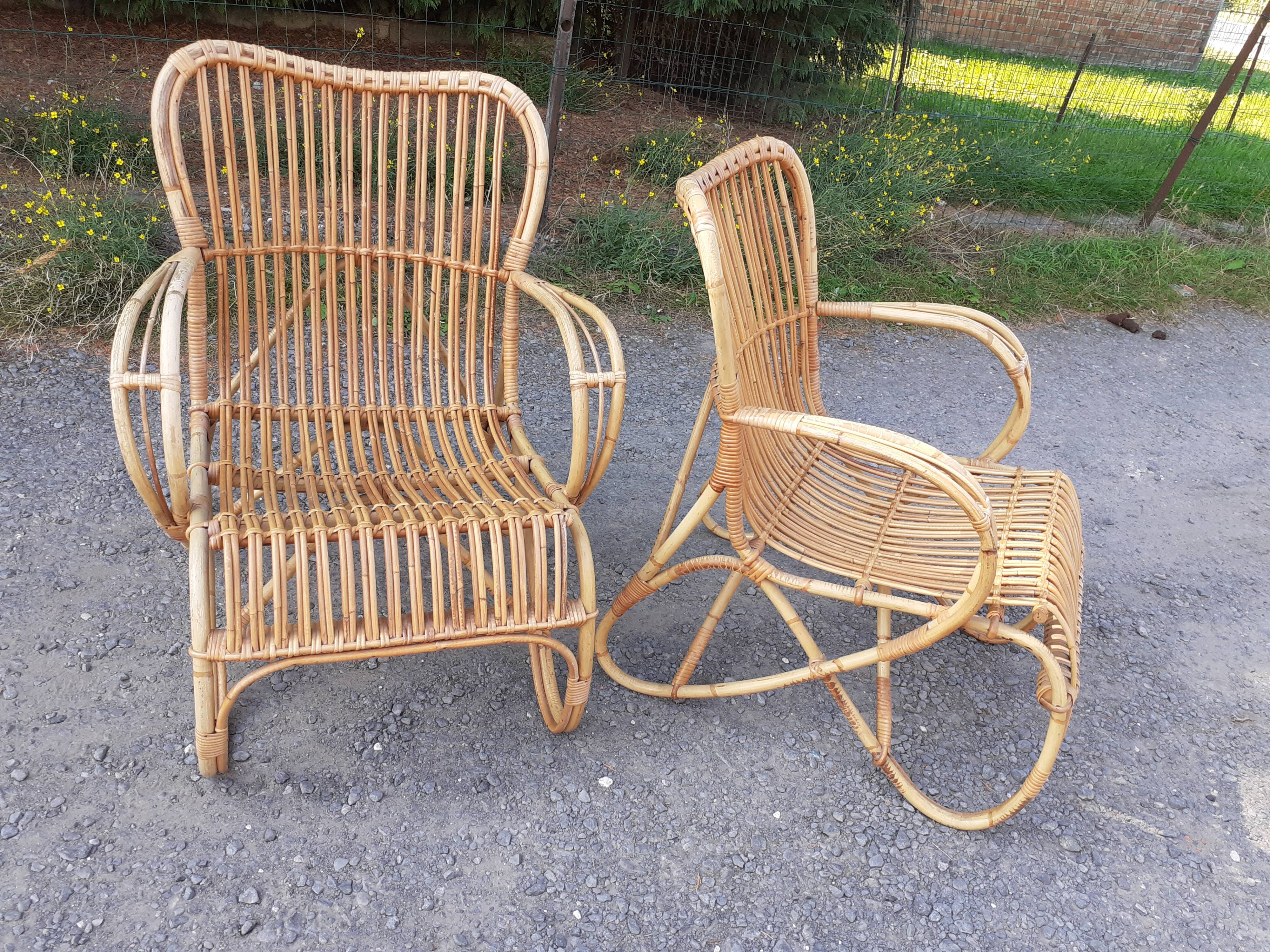 Paire de fauteuils vintage Rohe Noordwolde