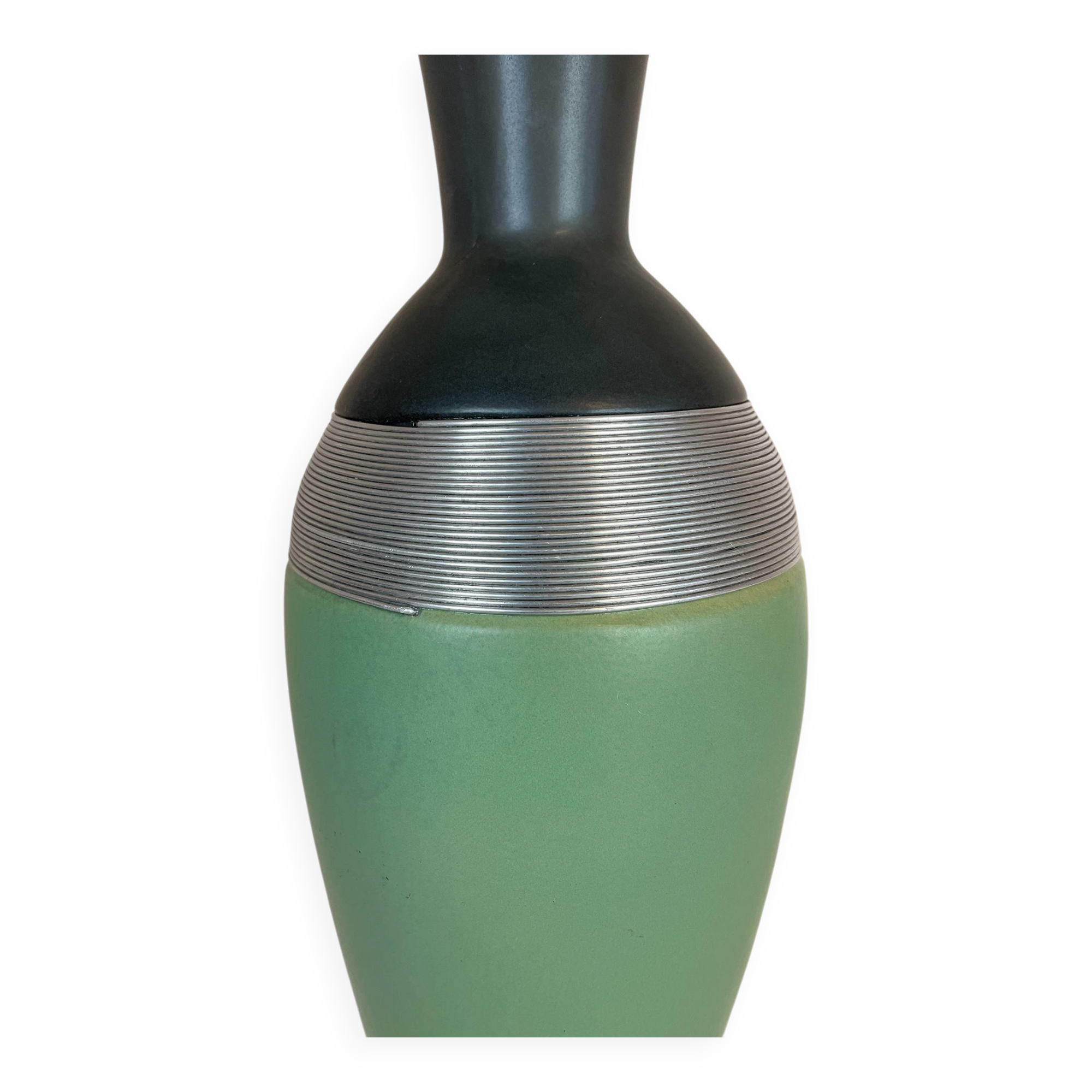 Large Art Deco style pedestal vase, Sweden, 1970s