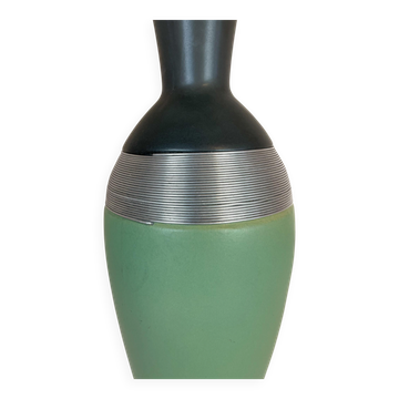 Large Art Deco style pedestal vase, Sweden, 1970s