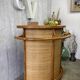 Vintage rattan bar