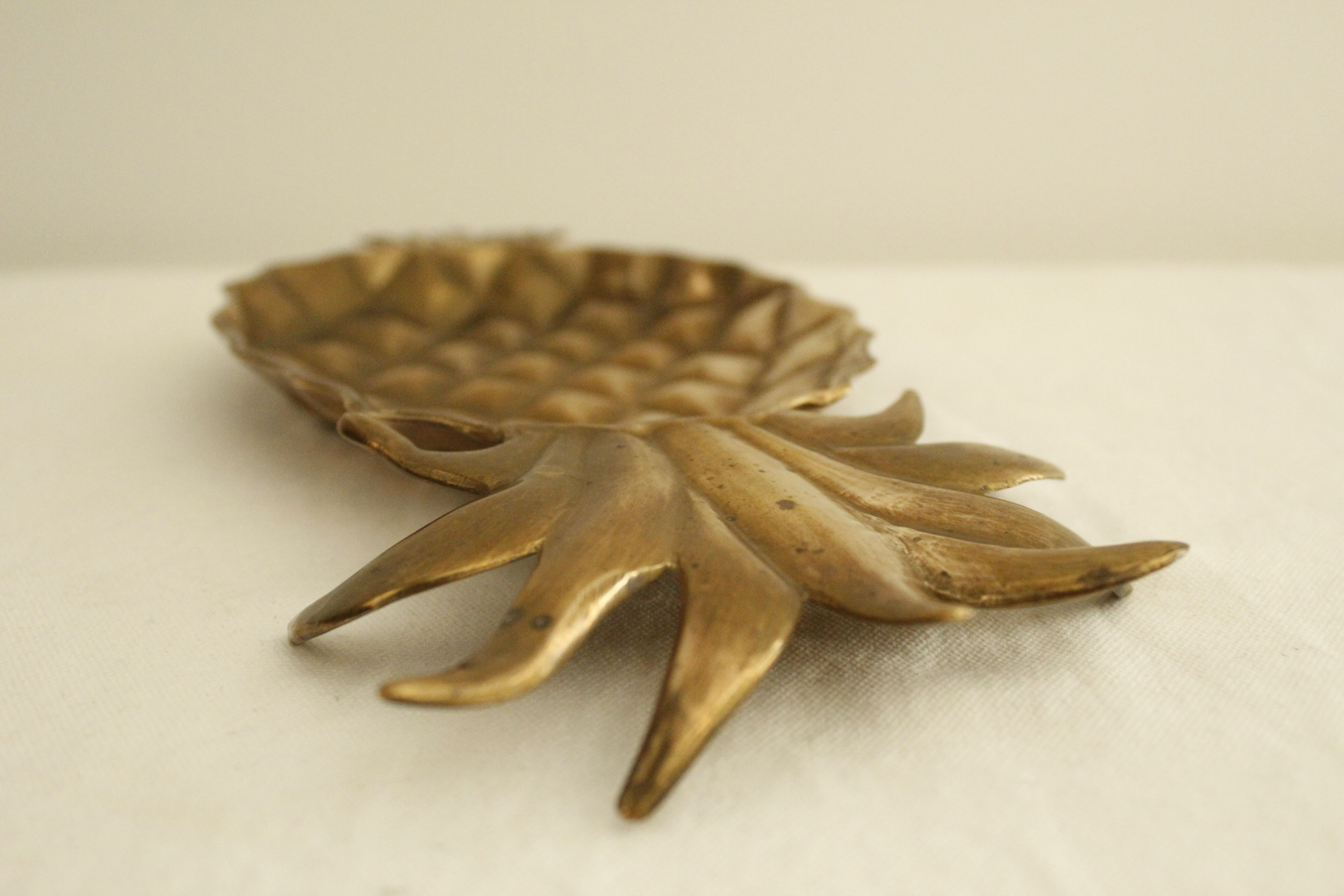 Tidy vintage pineapple brass