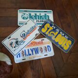 American enamelled plates