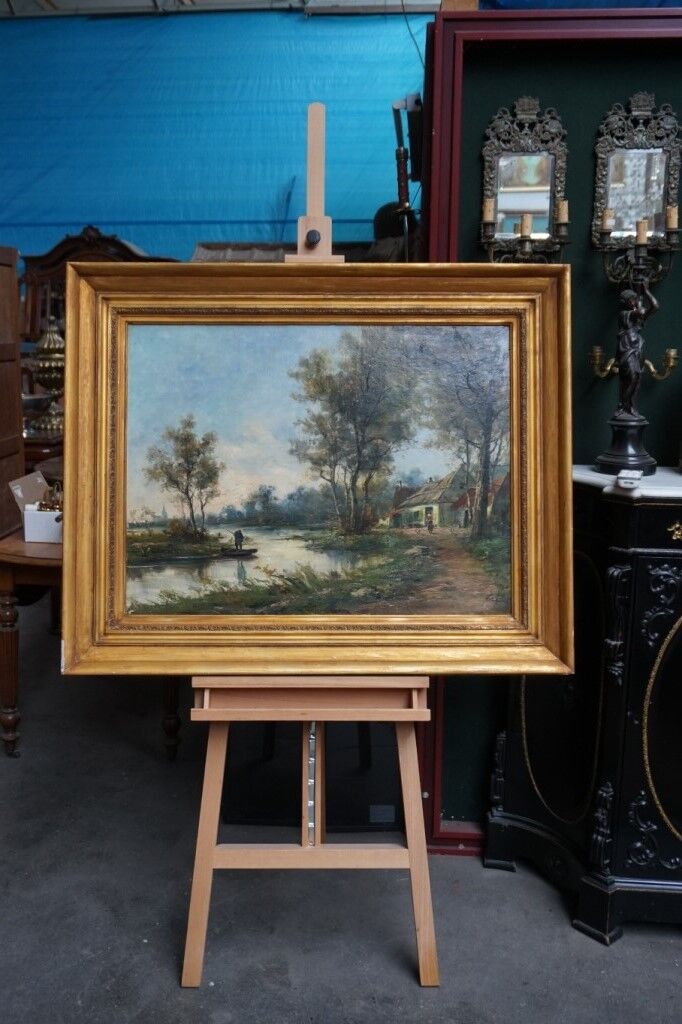 Painting "Flemish Landscape."