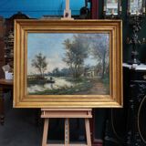 Painting "Flemish Landscape."