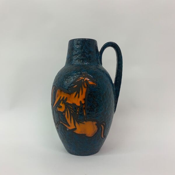 Vases chevaux Scheurich West Germany , années 1970