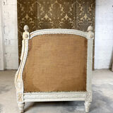 Louis XVI style alcove bed bench, 1900 period