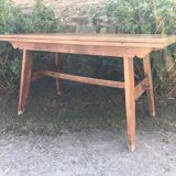 Vintage table from the Reconstruction period of Rene Gabriel in beech.