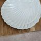 Large antique shell-shaped dish – iridescent finish