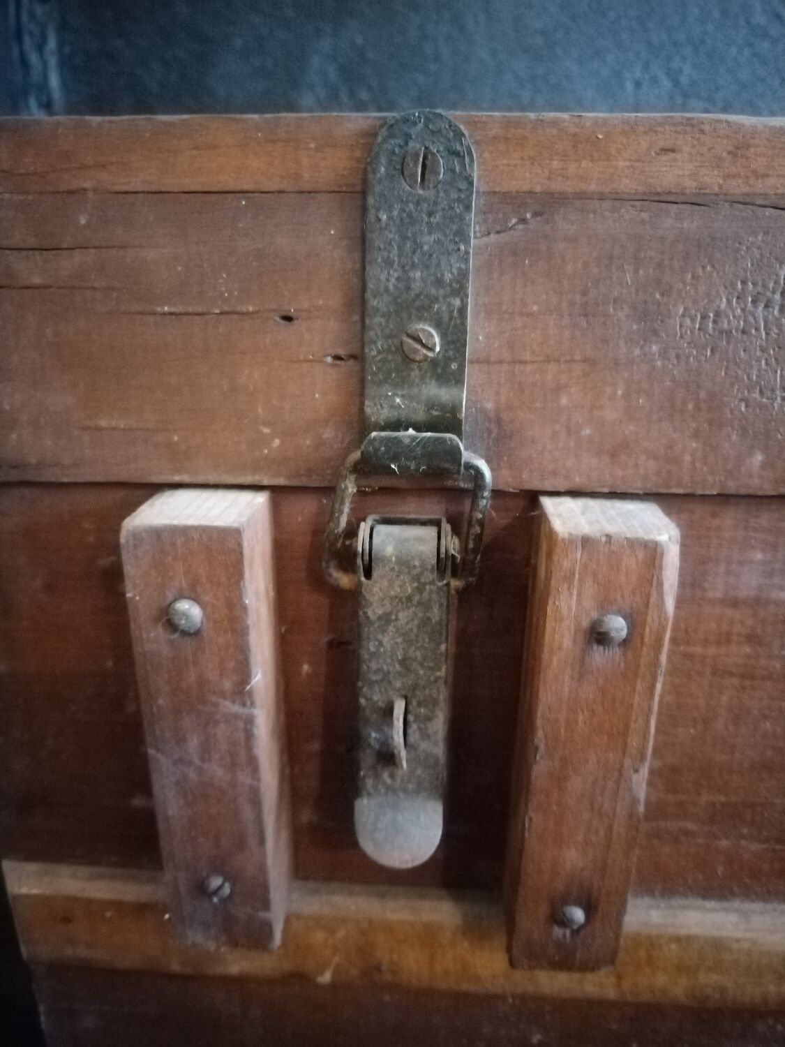 Wooden trunk early twentieth century