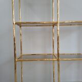 Shelf "false bamboo" 80 years gold metal