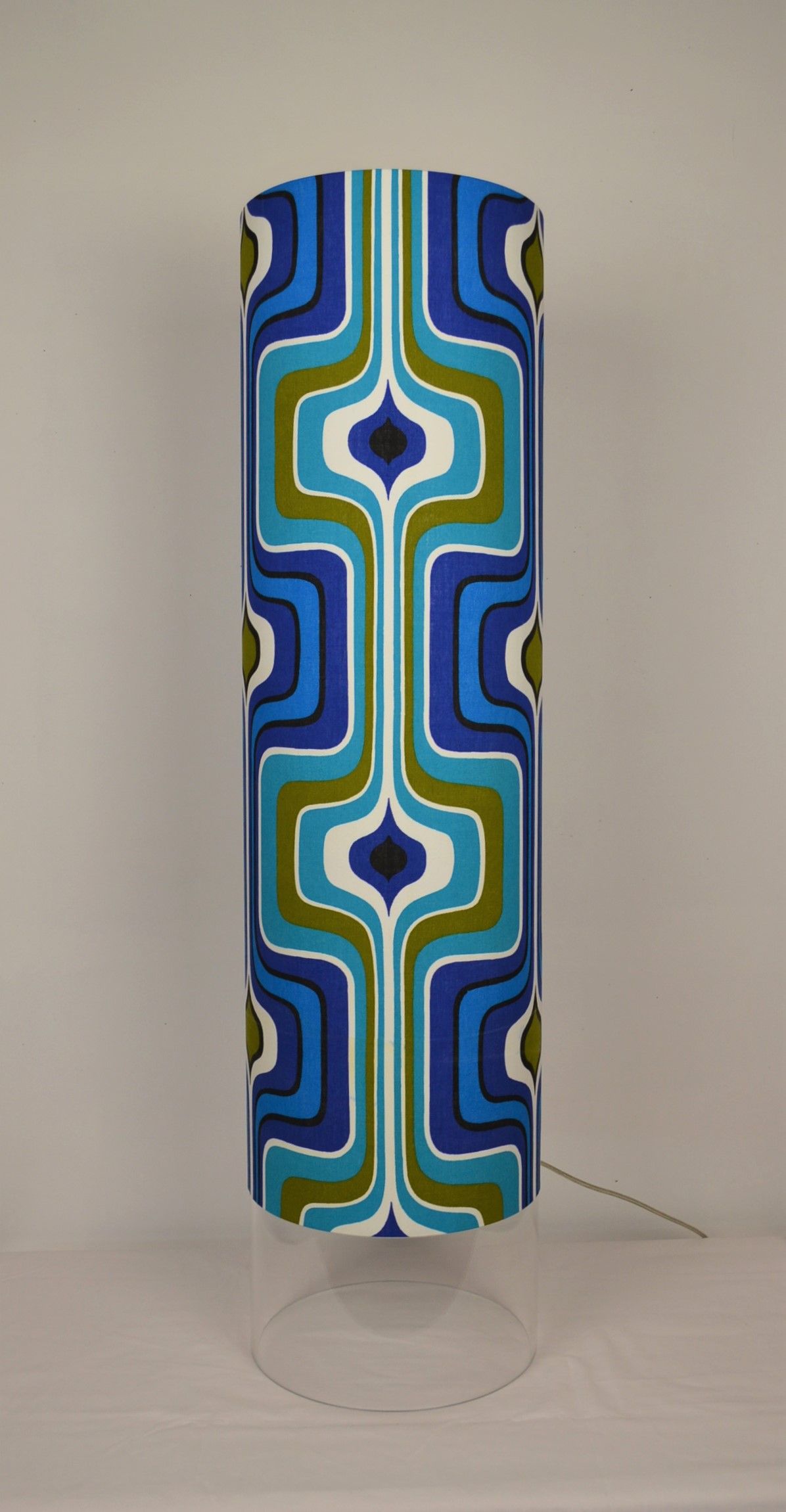 Lamp'tub vintage Aquaman fabric salon lamp 70