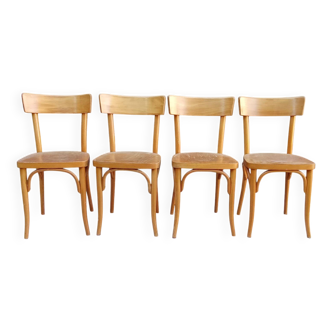 Série de 4 Chaises Bistrot Thonet