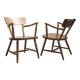 2x fauteuils lounge cabine suédoise