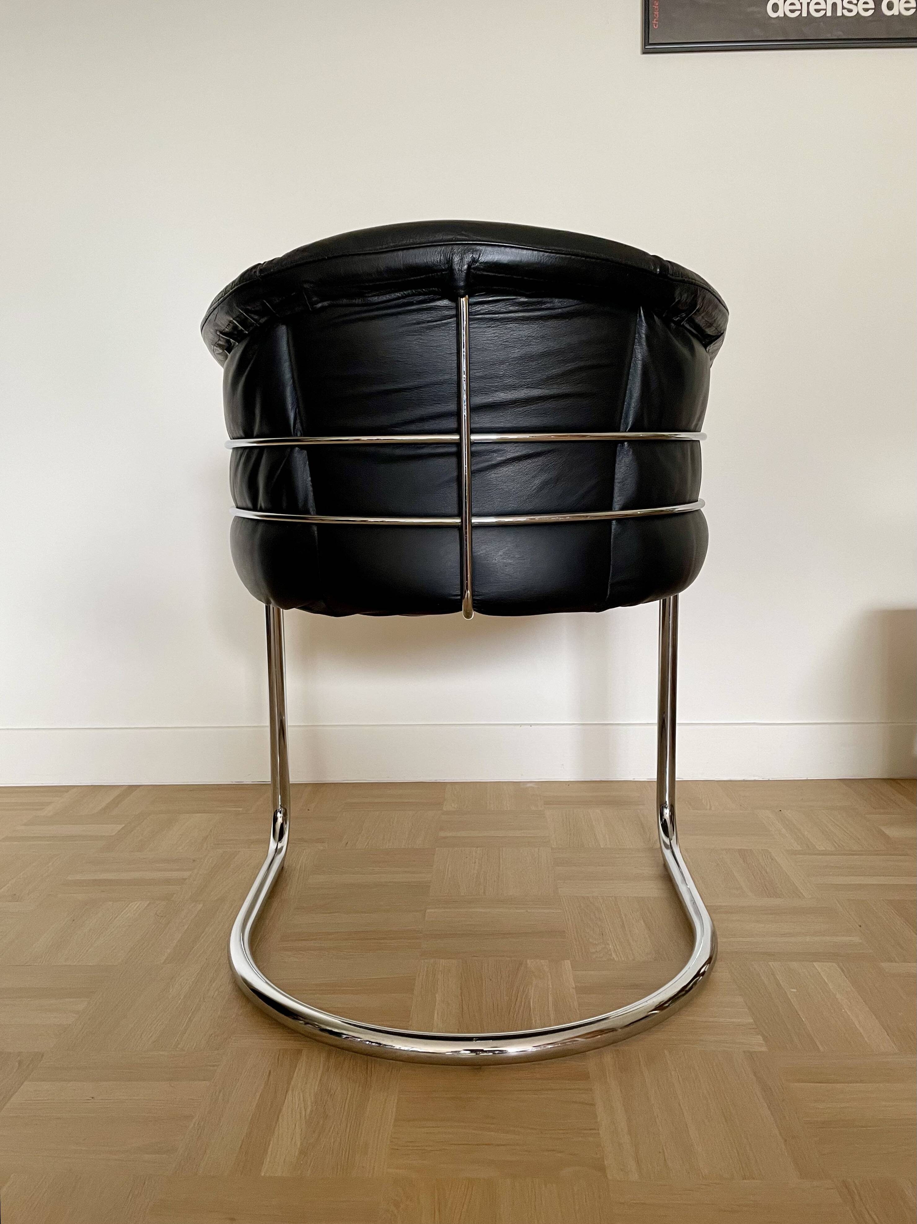 Chaise / fauteuil italien années 80